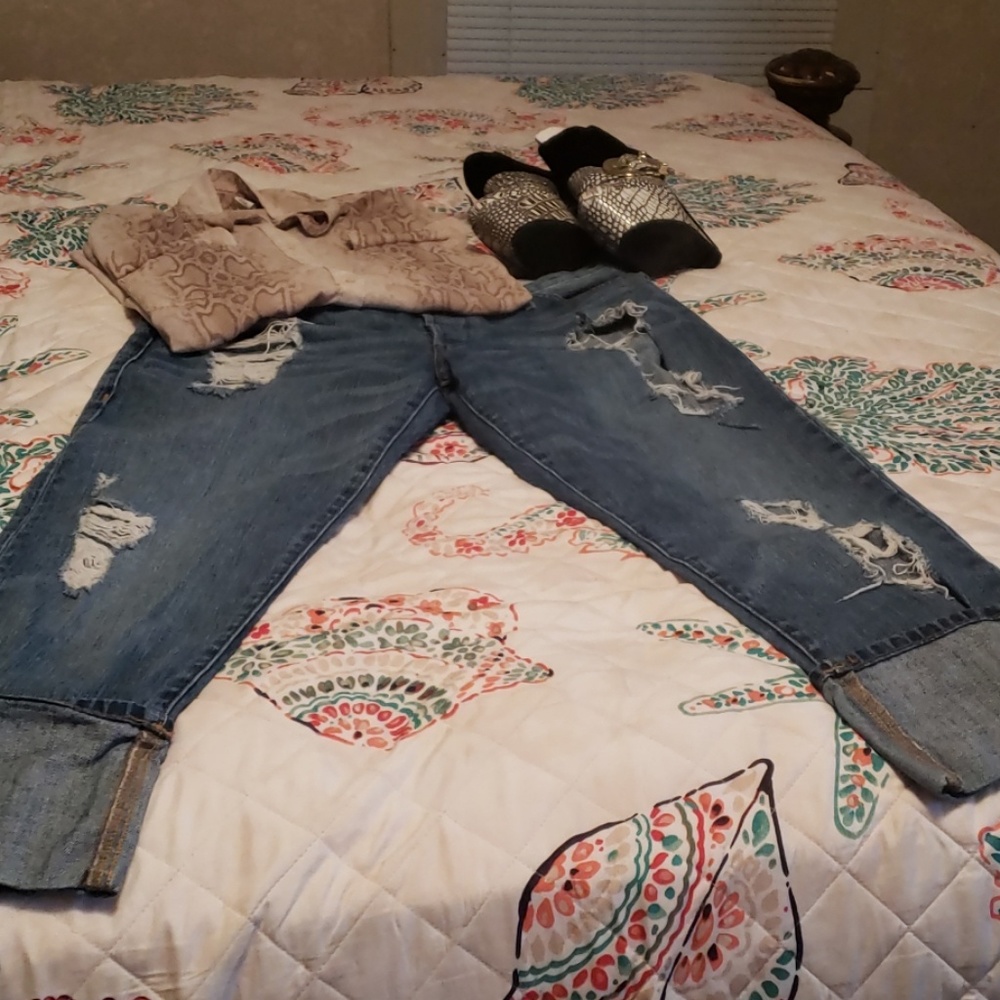 True religion comfortable button fly jeans